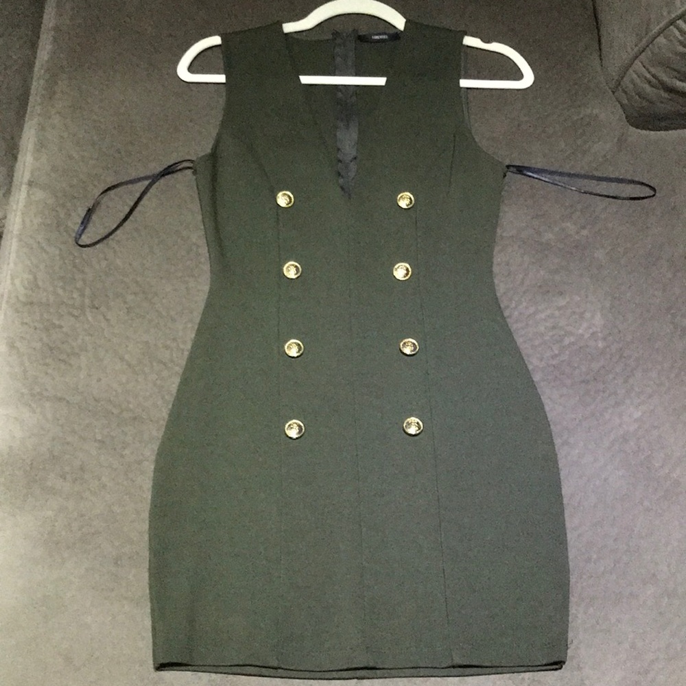 Forever 21 green mini dress